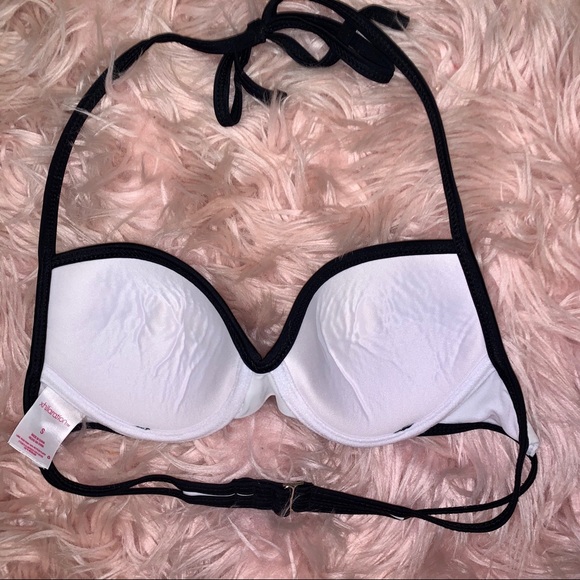 Black & White Bikini Top xhiliration S - Picture 3 of 9